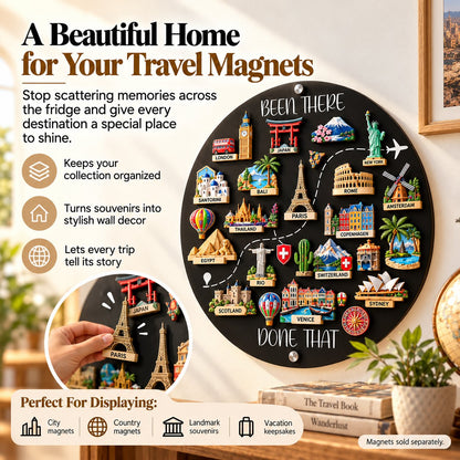 🌎✨Travel Magnet Board - 💕Every Magnet Has a Story. Every Journey Deserves a Place