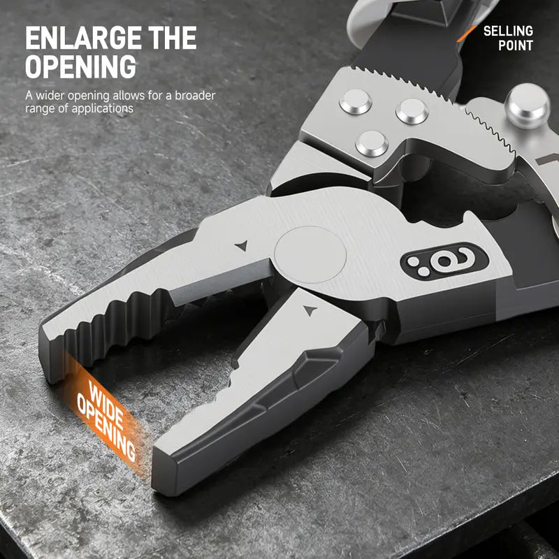 🔧 Self-Locking Ratchet Pliers – Secure Grip