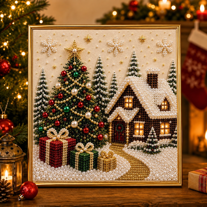 ✨ 3D Christmas Pearl Craft Kit – Relaxing DIY Holiday Art