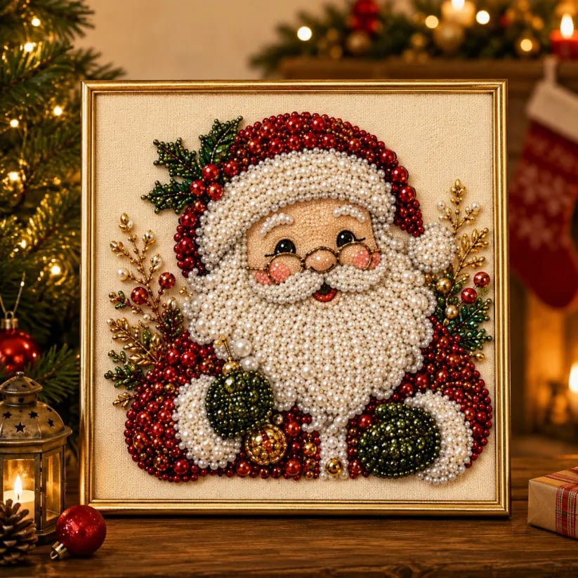 ✨ 3D Christmas Pearl Craft Kit – Relaxing DIY Holiday Art