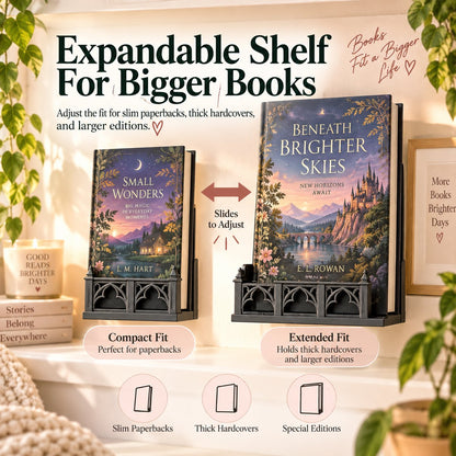 📚 Invisible Floating Bookshelf — Create A Stunning Wall Display For Your Books