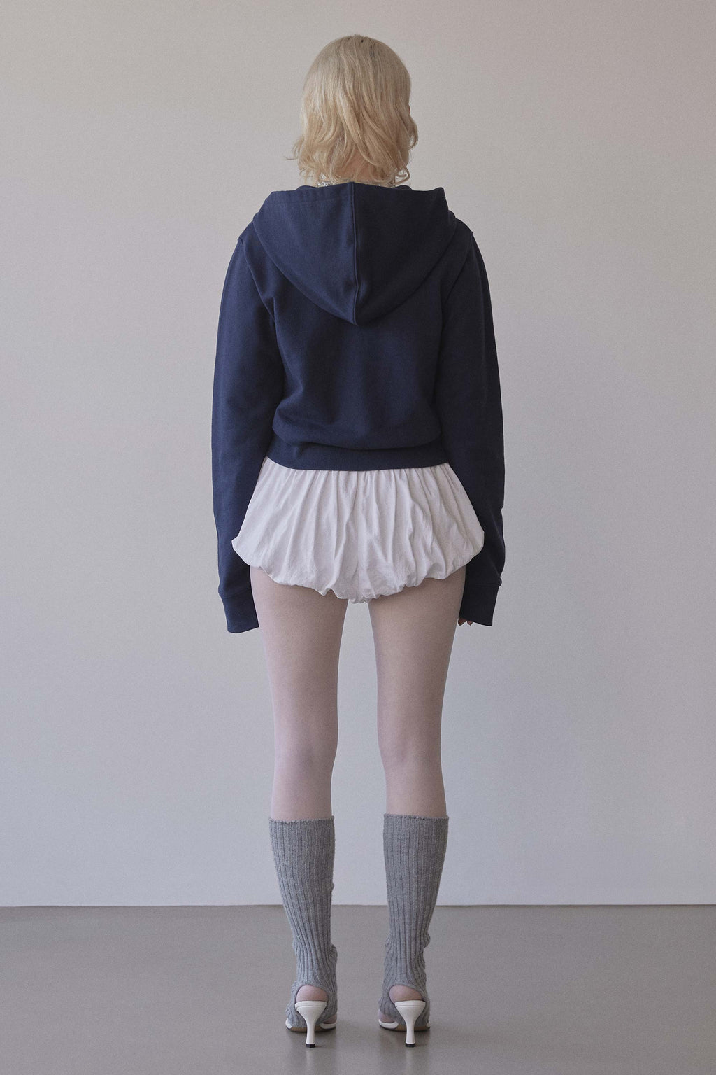 Cottage Zip-Up Hoodie Navy